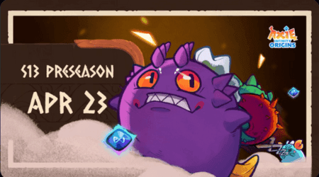 airdrops for Axie Infinity Origins S13 Preseason
