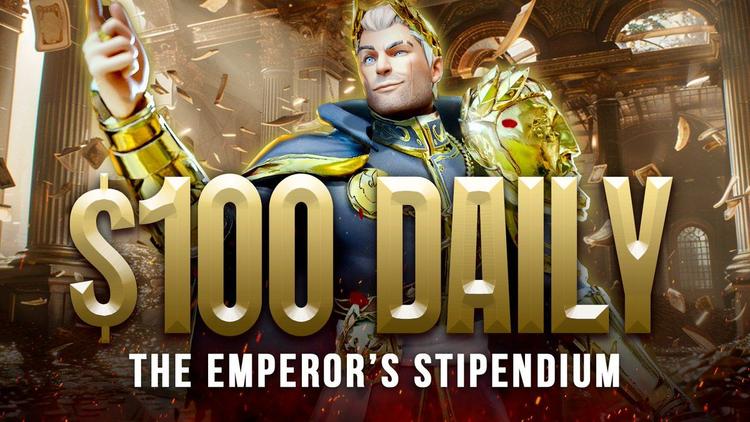 airdrops for  Champions Ascension EMPEROR'S DAILY $100 REWARDS