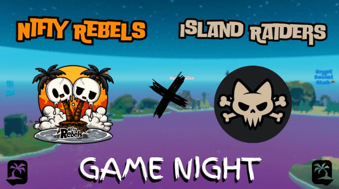 airdrops for Nifty Rebels x Island Raiders GAME NIGHT