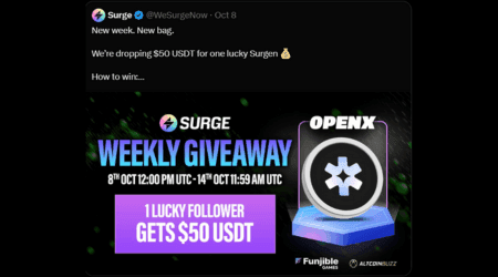 airdrops for Surge - Weekly Giveaway